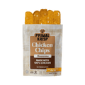 Primal Krisp Shawarma Chicken Chips, 2 oz bag made with 100% chicken, with shawarma-seasoned chips above it